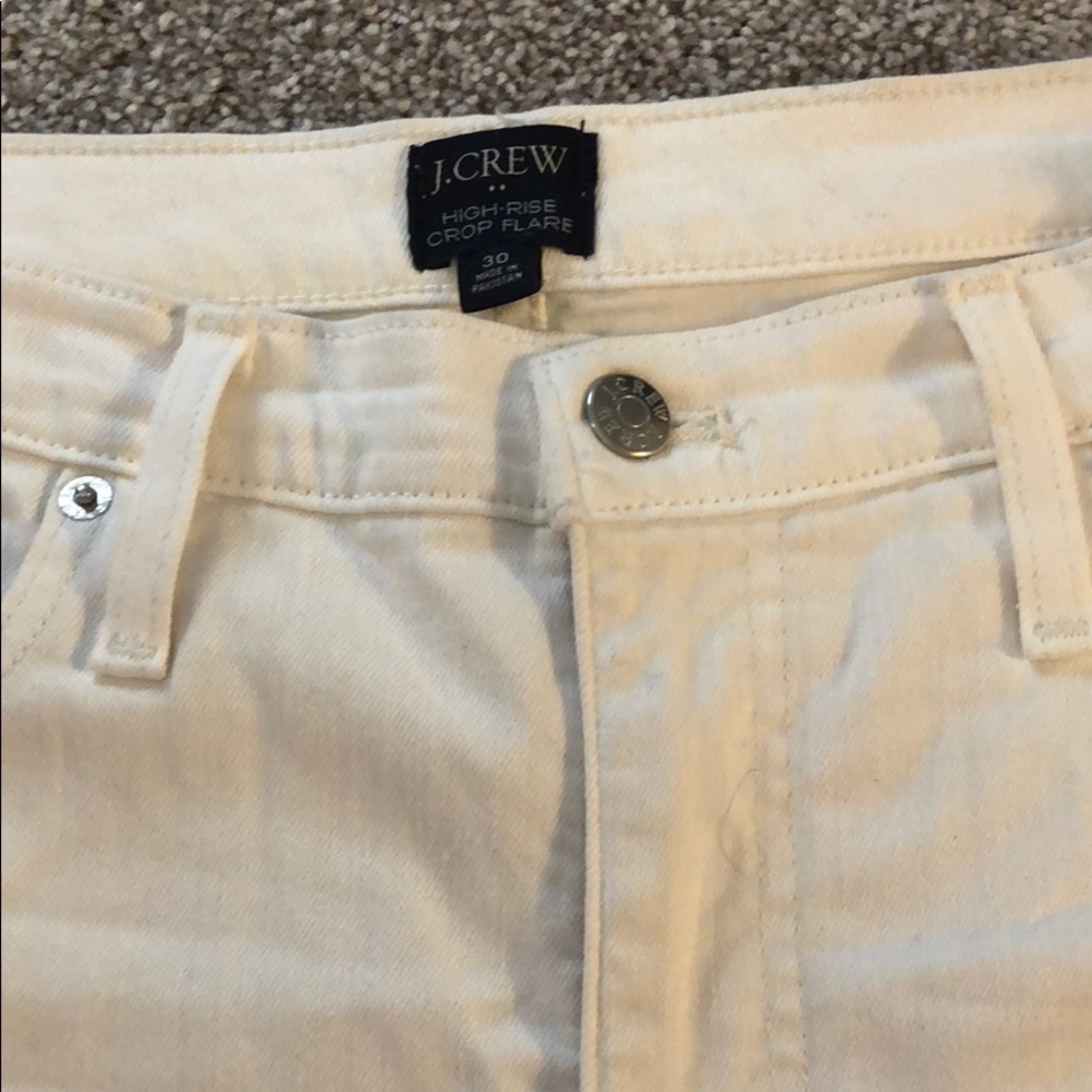 J. Crew white jeans!